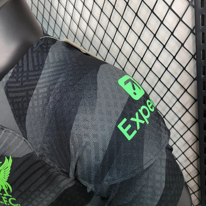 2023/2024 Liverpool Goalkeeper Black Soccer Jersey 1:1 Thai Quality - Player Version