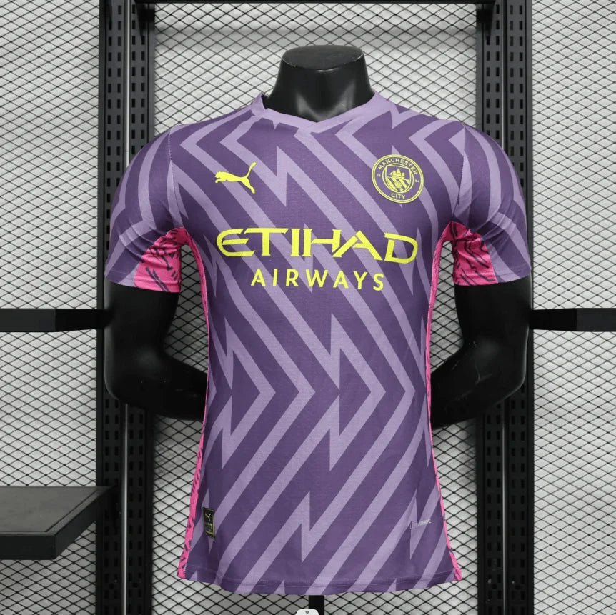 2023/2024 Manchester City Goalkeeper Purple Football Shirt 1:1 Thai Quality - Player Version
