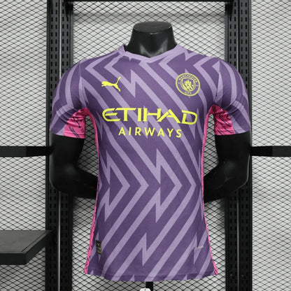 2023/2024 Manchester City Goalkeeper Purple Football Shirt 1:1 Thai Quality - Player Version