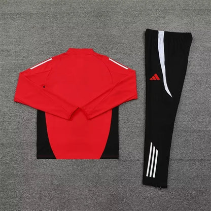 2024/2025 Manchester United Half-Pull Tracksuit Red