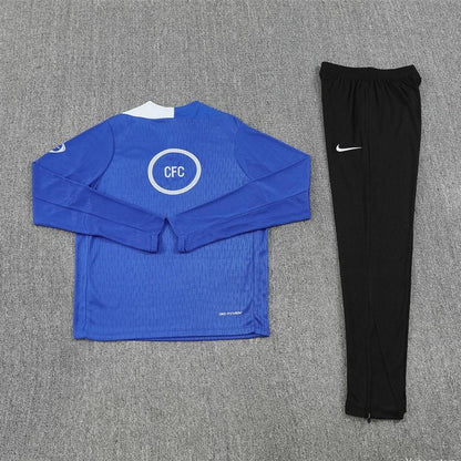 2025/2026 Chelsea Half-Pull Tracksuit Blue