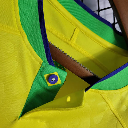 2022 World Cup Brazil Home Soccer Jersey