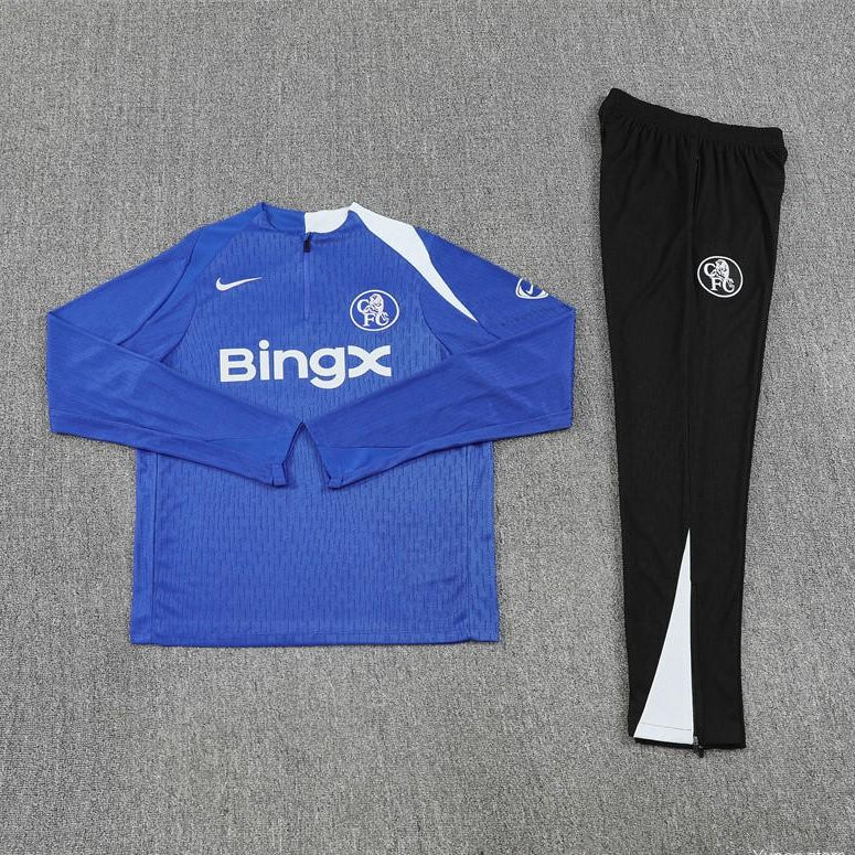 2025/2026 Chelsea Half-Pull Tracksuit Blue