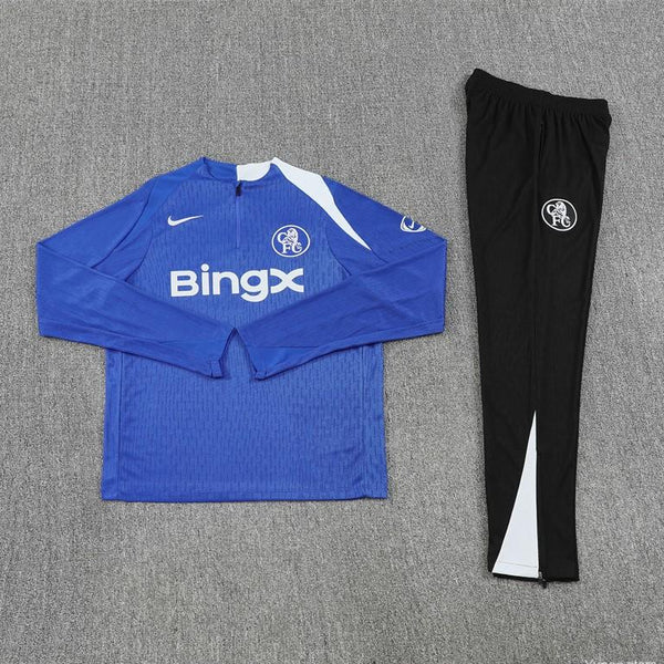 2025/2026 Chelsea Half-Pull Tracksuit Blue