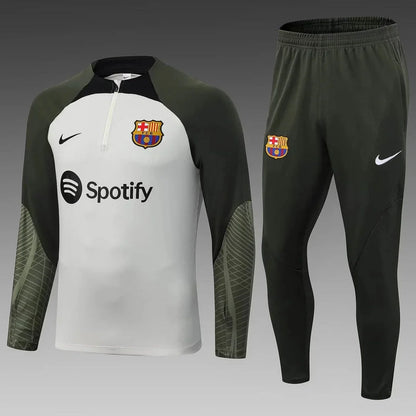 2023/2024 Barcelona Half-Pull Tracksuit Green 1:1 Thai Quality