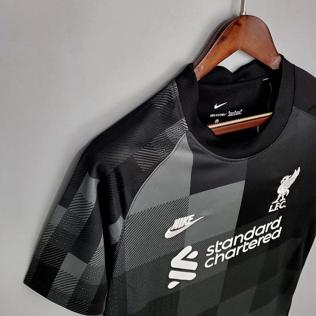 Liverpool Goalkeeper Soccer Jersey Black 2021/2022 Retro 1:1 Thai Quality