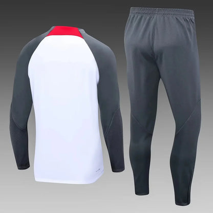 2023/2024 Liverpool Half-Pull Tracksuit Grey 1:1 Thai Quality